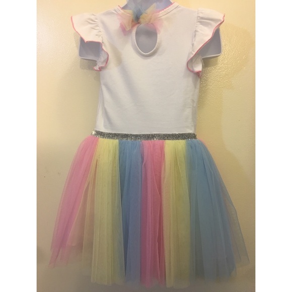 Bonnie Jean Girls Unicorn Dress 12M 18M 24M 3T 4T - Picture 3 of 4